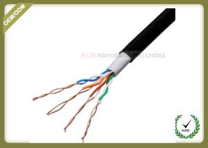 China 305 Meters Network Fiber Cable , Unshielded Twisted Pair Cable 0.5mm Diameter factory