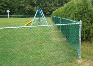 China Security Type Hot Dipped Galvanized Chain Link Fence For Farm Garden factory