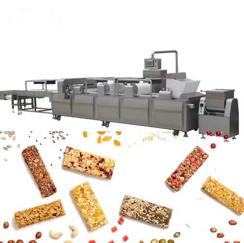 China Nut Cereal Candy Bar Snack Forming Machine factory