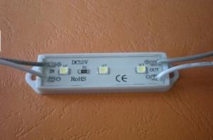 China 3pcs SMD 3528 leds DC12V High Lumen waterproof led module 20pcs/string factory