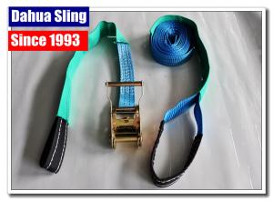 China 2 Inch Short Ratchet Strap Flat Hook , Trailer Strap Hooks Plastic Coated factory