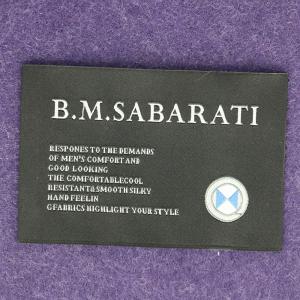 China Classic Cotton Professional Clothing Labels Personalized Sewing Tags factory