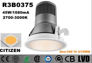 China Round High Luminous Interior Fixed Commercial LED Downlights For Shopping Malls factory