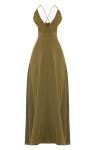 New arrival khaki sexy women chic party dress
