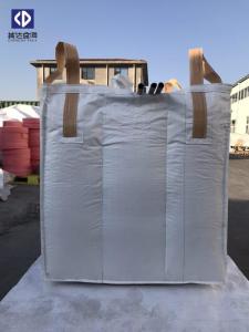 China Flat Bottom Breathable Bulk Bags Polypropylene Jumbo Bags For Charcoal / Chemical factory