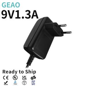 China 18W 9V 1.3A Wall Mount Power Supply Adaptor 10%-90%RH Humidity factory