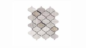 China Integrated Stone Mosaic Wall Tiles , Mosaic Kitchen Tiles Light Reflective Properties factory