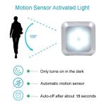 DC6V 5000K Battery Operated Motion Detector Night Light Wireless Kitchen Cabinet