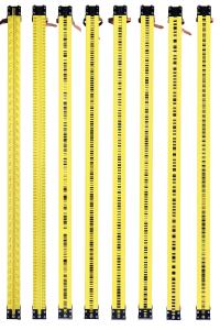 China ISBLS2 Leica Sprinter Digital Level Accessory High Accuracy Invar Rod Levelling Staff 2m factory