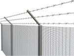 76.2*12.7mm Opening Powder Coated Airport 358 Wire Mesh Fence Rustproof