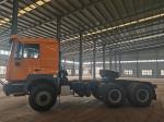 Left Hand Driving 10 Tires Shacman Tractor Truck With 400L Aluminum Tanker
