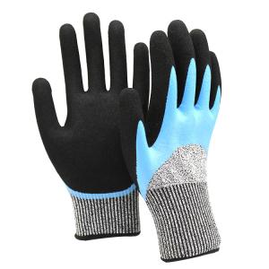 China ZM 13 Gauge anti cut gloves water and oil proff knife cut resistant class 5 anti cut gloves supplier and manufacturer factory