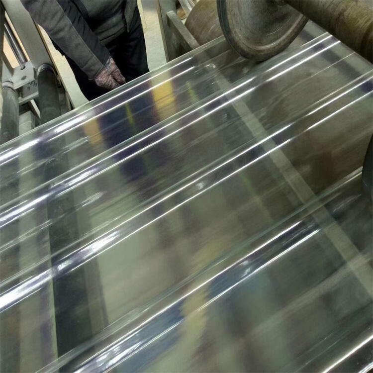 Lightweight Tranparent FRP Skylight Panel Tiles Heat Insulation High Light