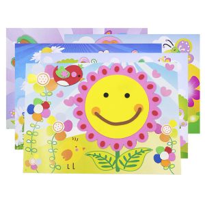 Educational Toys 3D Sponge Sticker Manual DIY Cute Puffy Stickers