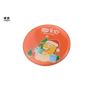 Personalised Printed Button Pin Badges , Round Shaped Motivational Lapel Pins