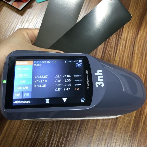 Textile Sphere 3nh Spectrophotometer Color Fastness / Stainess Measurement