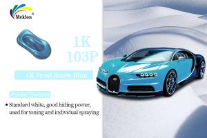 China Good Gloss 1K Frost Snow Blue Color Tinters Car Coating Repair Auto Refinish Paint factory