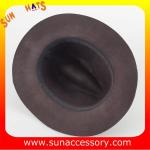 2042 Sun Accessory chocolate wool felt winter mid brim ladies hats ,Shopping