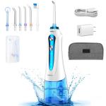 Electric Water Flosser Rechargeable For Oral Health Waterproof IPX7 5 Modes