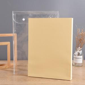 China Folder Plastic Button Bag Holder Packaging PVC Document File Recycled factory
