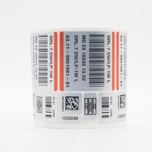 3D Logo Custom Adhesive Labels Printing Glossy Finishing