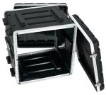 10U ABS Amp 19 Inch Amplifier Rack Case Double Door