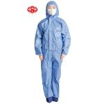 High quality disposable hooded protective coveralls,disposable microporous
