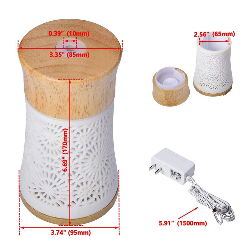 DC12V 1A 50m2 120ml Aroma Essential Oils Diffuser