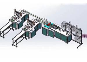 China Surgical Disposable Nonwoven N95 KN95 Face Mask Making Machine Full Automatic factory
