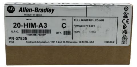Allen Bradley 20-HIM-A3 Full Numeric Keypad PLC Interface