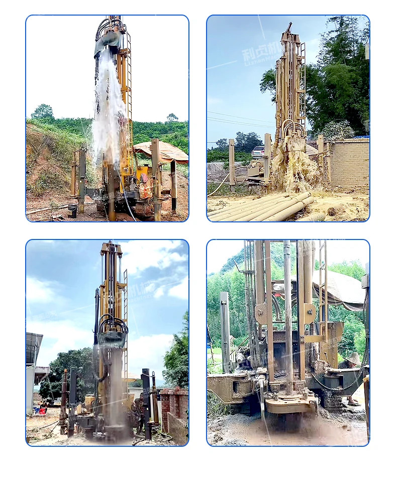High Power Water Well Drilling Rig Fast Drilling 280 Meter 30m/Min