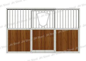China Hot Dipped Galvanized Horse Stable Front 3m Door Width factory