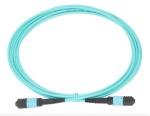FTTH 8 Core 12 Core MM Fiber Optic Jumper Aqua Violet