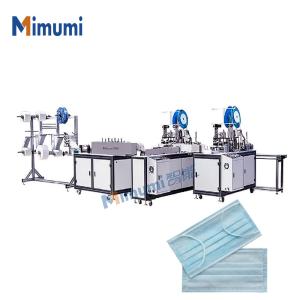 China 3 Ply Disposable Mask Production Machine 1+2 Full Automatic factory