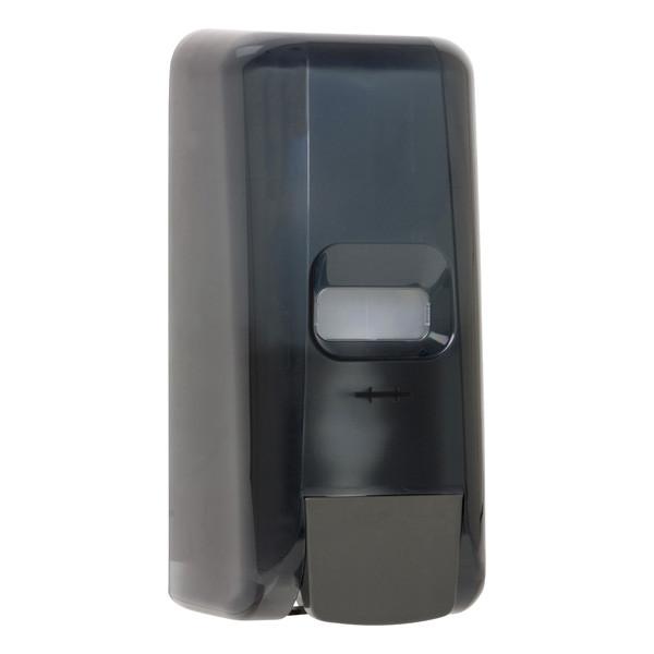 China 1000ml manual foam soap dispenser , bulk refill, abs plastic, black color, wall mounted factory