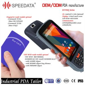 Long Range UHF RFID Reader Writer Handheld RFID Reader 900mhz with Bluetooth