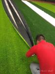 High Carbon PE 30mm Artificial Grass Sports Flooring Field Green