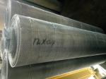 Medium Stainless Steel 304 316 Wire Cloth, 12Mesh Plain Weave 0.023" Wire 48"