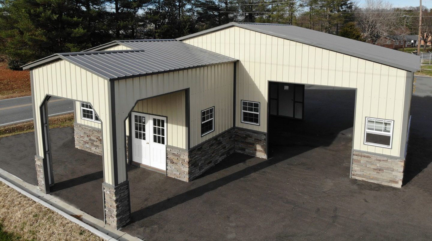 Purlin C.Z Shape Steel Channel Heavy 30x40ft Metal Garage for Double Car Parking