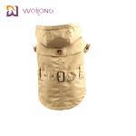 Spring Cat Wind Pet Coat Snaps Opening Cotton Twill Dog Trench Coat