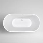 Simple Modern Acrylic Massage Bathtub / Small Stand Alone Tub Excellent Heat
