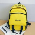 New Korean version of solid color backpack fashion trend Japanese and Korean