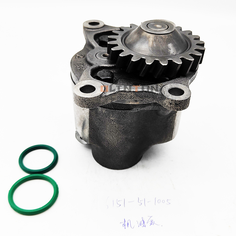 Construction Works WA470 PC400-7 Oil Pump 6D125 Engine Parts Oil Pump Assy 6151-51-1005