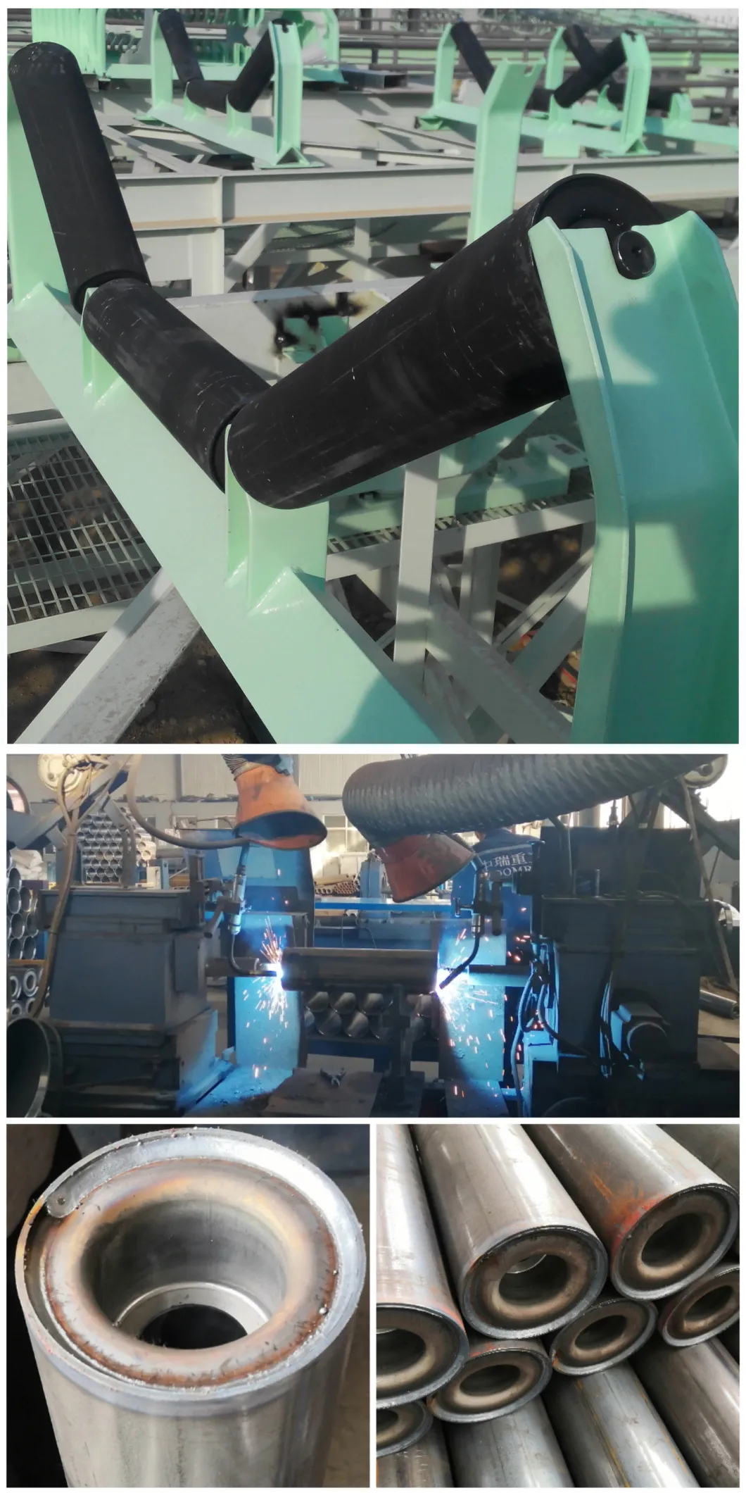 Mining Steel Standard Waterproof Heavy Duty Gravity Belt Conveyor Roller