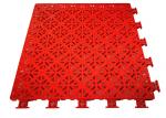 Safety Removable Multi Purpose Sports Flooring Shockproof Red Long Life