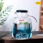 Clear 1800ml Borosilicate Heat Resistant Glass Teapot