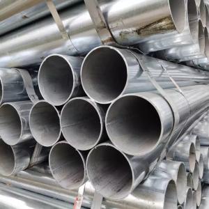 China Q345 Hot Dipped Galvanized Steel Round Tube High Tenacity For Natural Gas factory