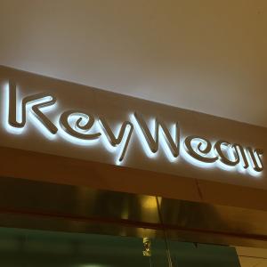 China Milk White Acrylic LED Edge Lit Signs 6mm 18mm Stainless Steel factory