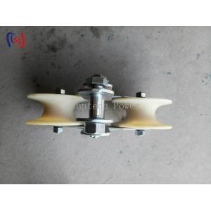 Dual-Sheave Stringing Block With Ball Bearings For Smooth Cable Pulling​