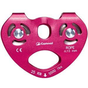 China 1L Capacity CE Certified Outdoor Heart Type Double Shaft Double Pulley for Climbing on sale